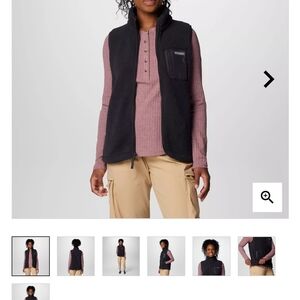 Columbia Black Fleece Vest